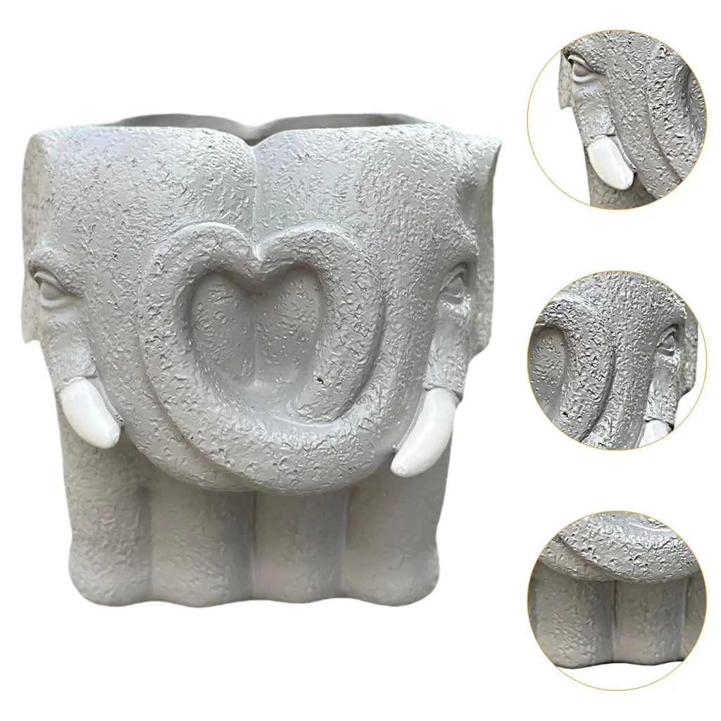 Adorable Cartoon-Styled Mini Plant Pot for Decorative Display