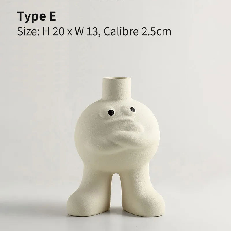 Character Ceramic Vase
