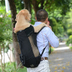 Dog backpack for outdoor & travel breathable