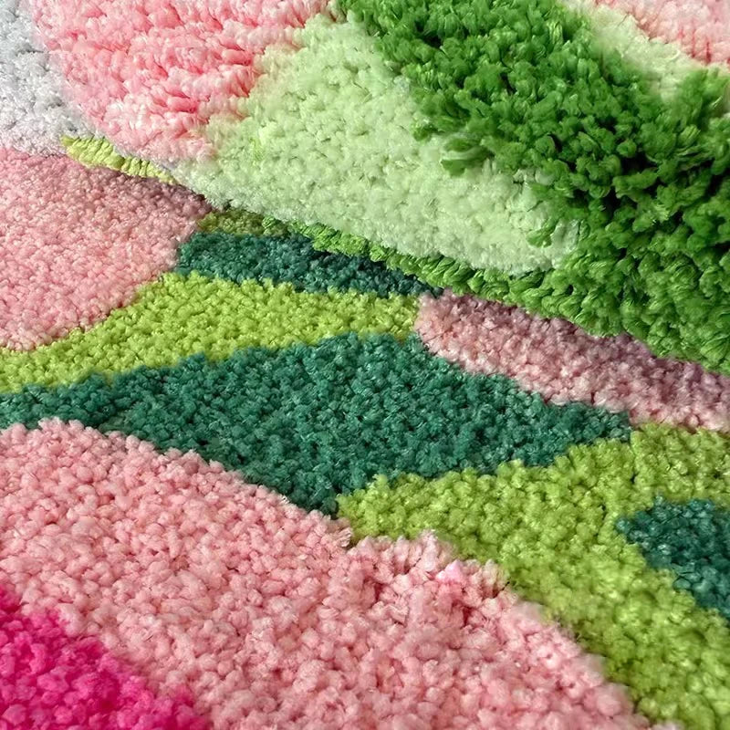 Colorful Tufted Tulip Rug