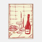 Wine Table Wall Art