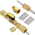 Dual-Size HVAC Valve Core Remover & Installer Tool