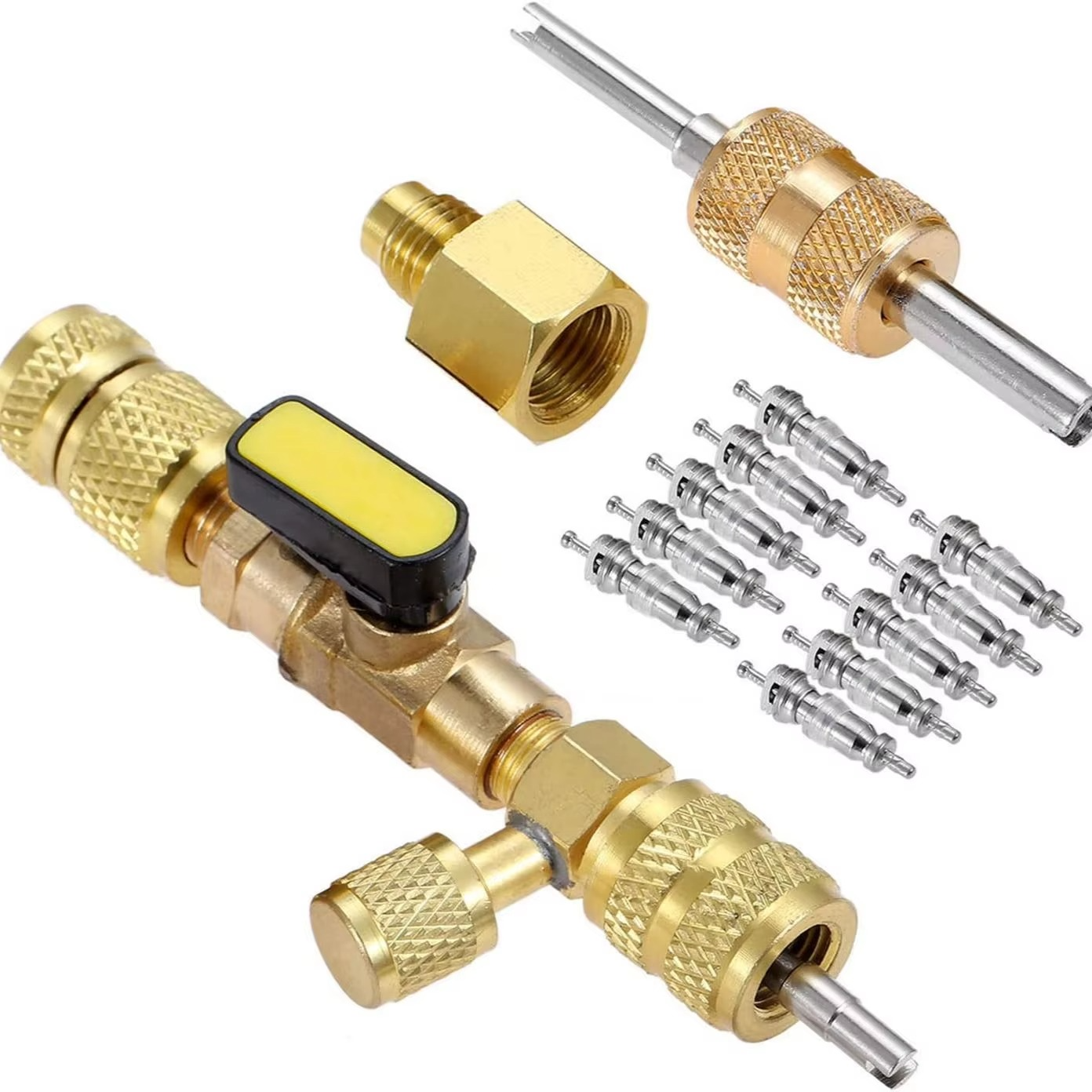Dual-Size HVAC Valve Core Remover & Installer Tool