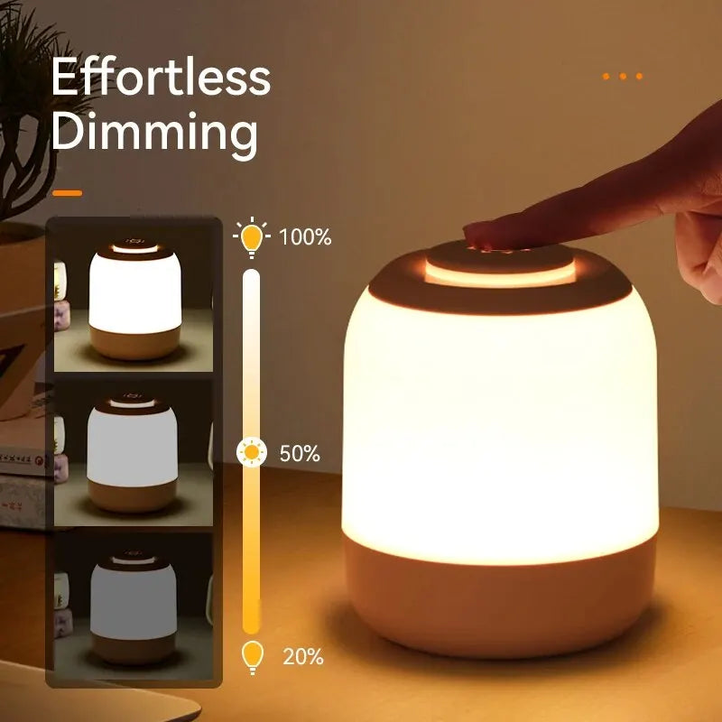 LUMINA TOUCH LED Table Lamp | Portable & Dimmable | Touch Control | For Bedroom & Children's Room