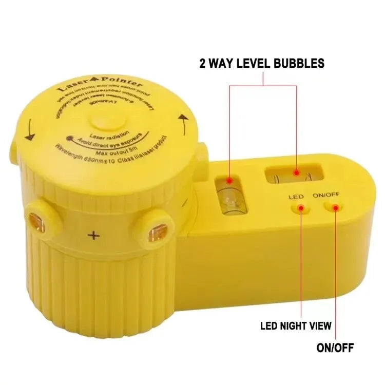 DIY Laser Level Ruler Measuring Laser Tool