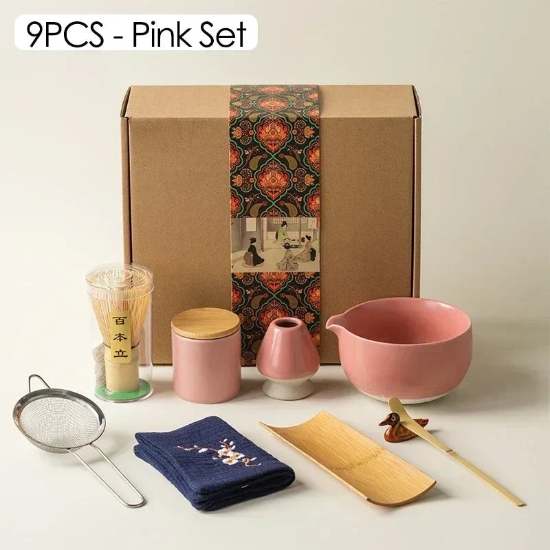 9-piece Japanese Matcha Tea Set