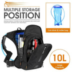 Ultra-lightweight 10L bike backpack with hydration system
