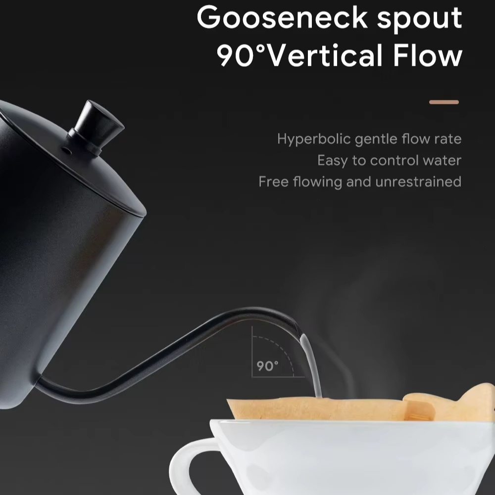 Premium Stainless Steel Coffee Drip Kettle for Home Brewing