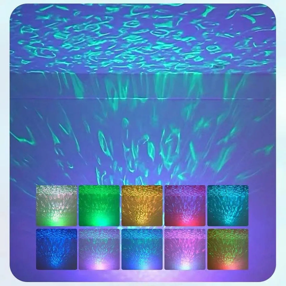 360-Degree Rotating USB Galaxy Projector with Music Sync