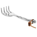 Floravix Mini Garden Hand Rake | Lightweight & Durable | For Weeding, Digging & Soil Loosening | 20.5 cm Length