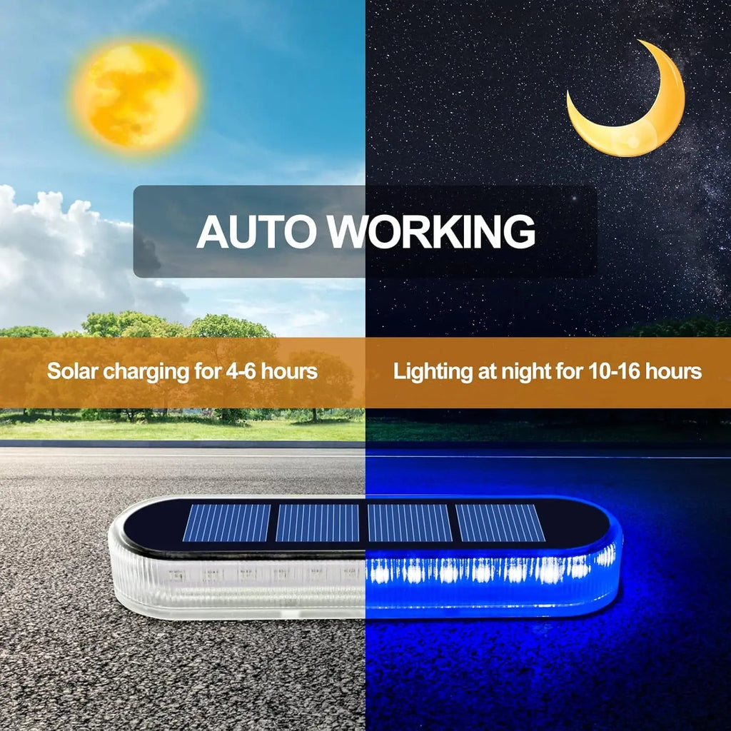 LumaGlow Solar Trap Light | IP68 Waterproof with 30 LEDs in Warm/Cold White/Blue for Terrace and Outdoor