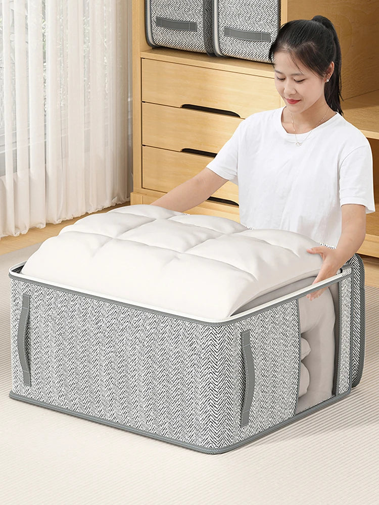 Stowella Storage Bag | Tear-resistant & Washable | With Handle & Zipper | 3 Sizes Gray
