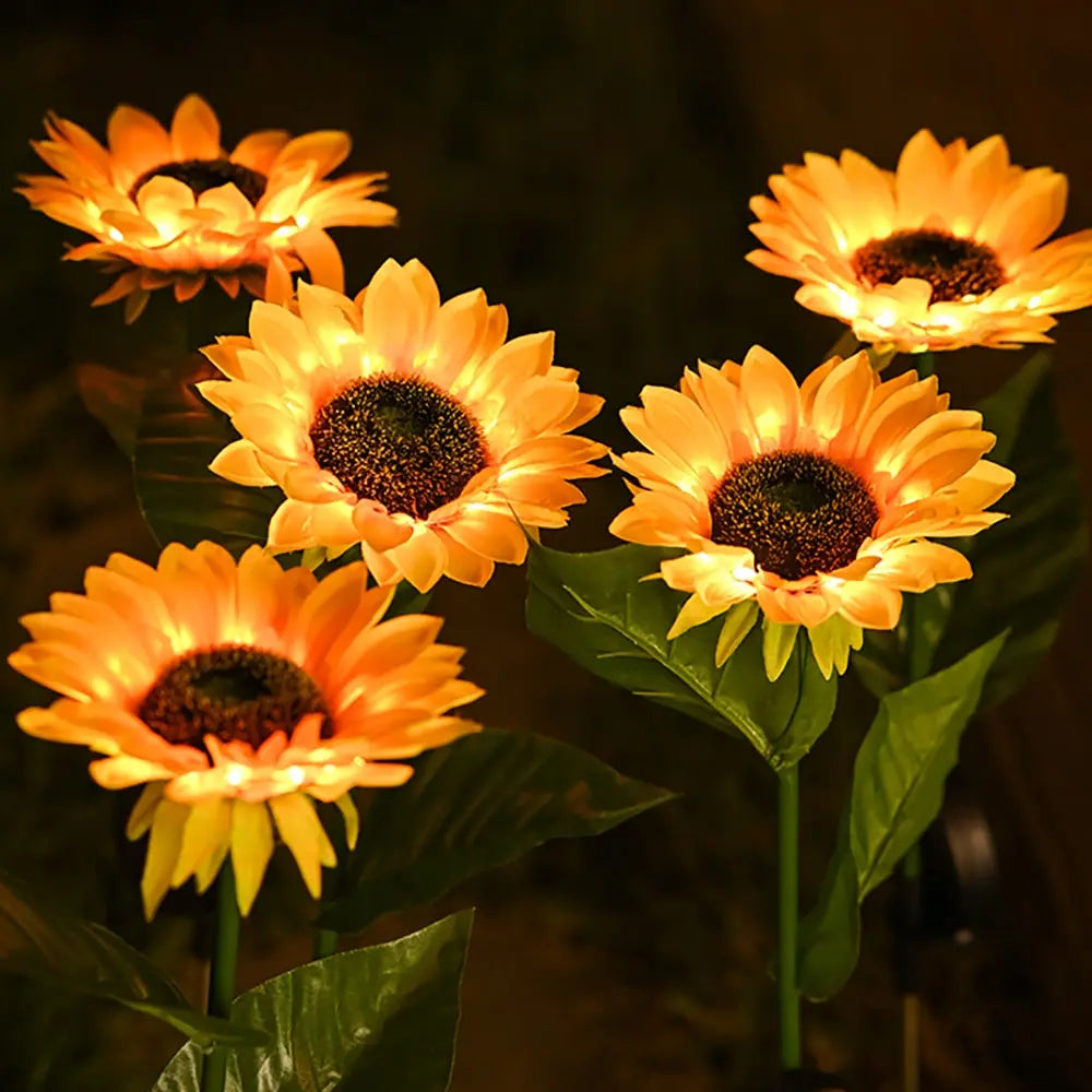 SolarBloom – Realistic Sunflower Garden Lamp for Outdoors