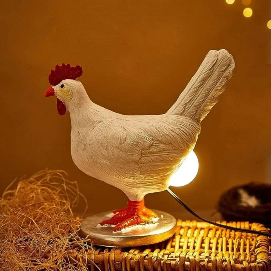 Farmhouse Chicken Table Lamp