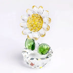Crystal Glass Sunflower