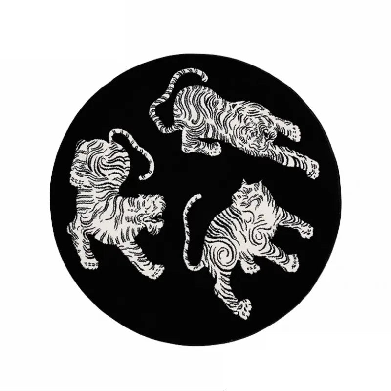 Ink Brush Tiger Rug