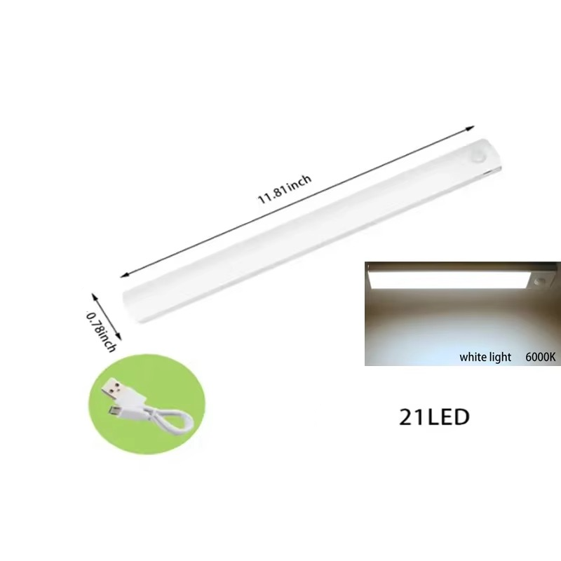 Smart Sensor LED Night Light - Motion-Activated, Dimmable & Rechargeable