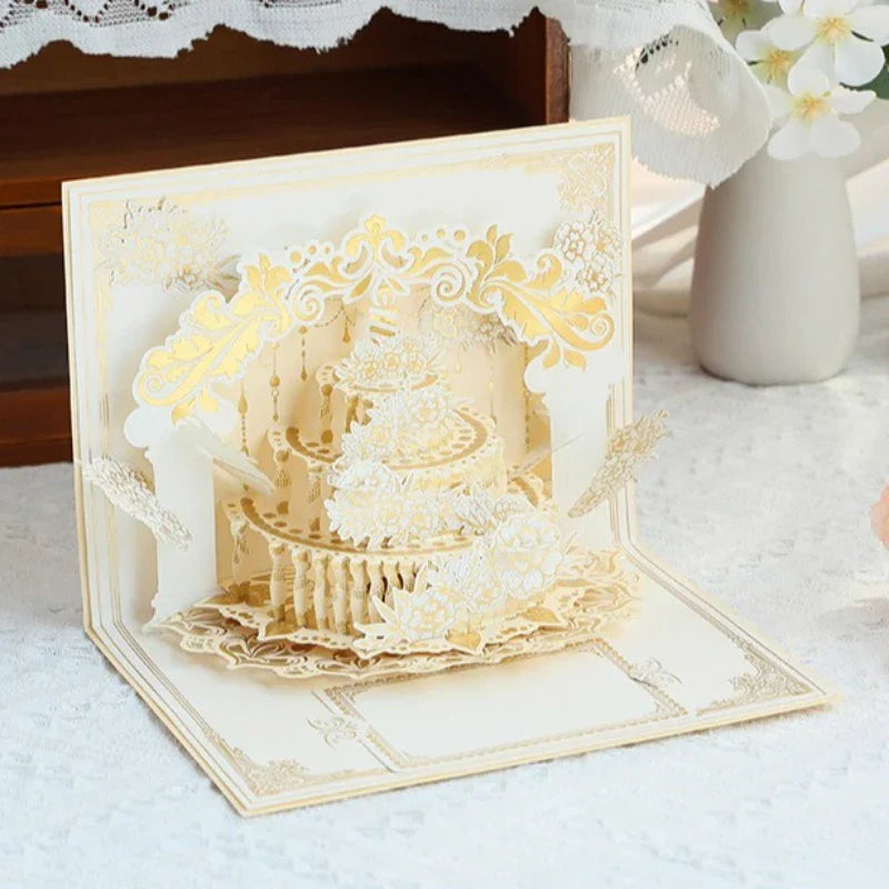 Illuminated Pop Up Birthday Gift Card