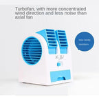 Dual-Outlet Turbo Cooling Desk Humidifier Fan