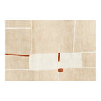 Plush Area Rug with Non-Slip Backing for Bedroom or Living Room