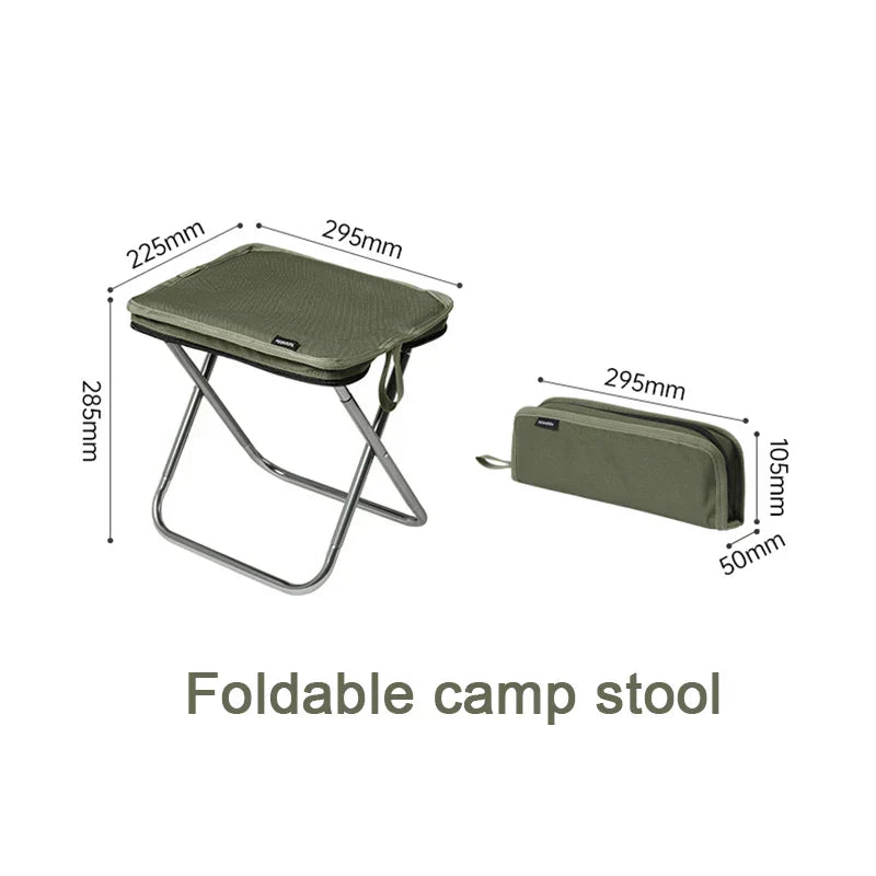 Campulux Folding Chair | Padded & Foldable | Ultralight & Stable | For Outdoor & Travel