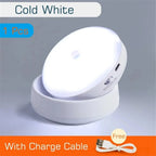 LumiFlex360 LED Night Light | Motion Sensor | 360° Rotatable | Rechargeable | Magnetic & Wireless