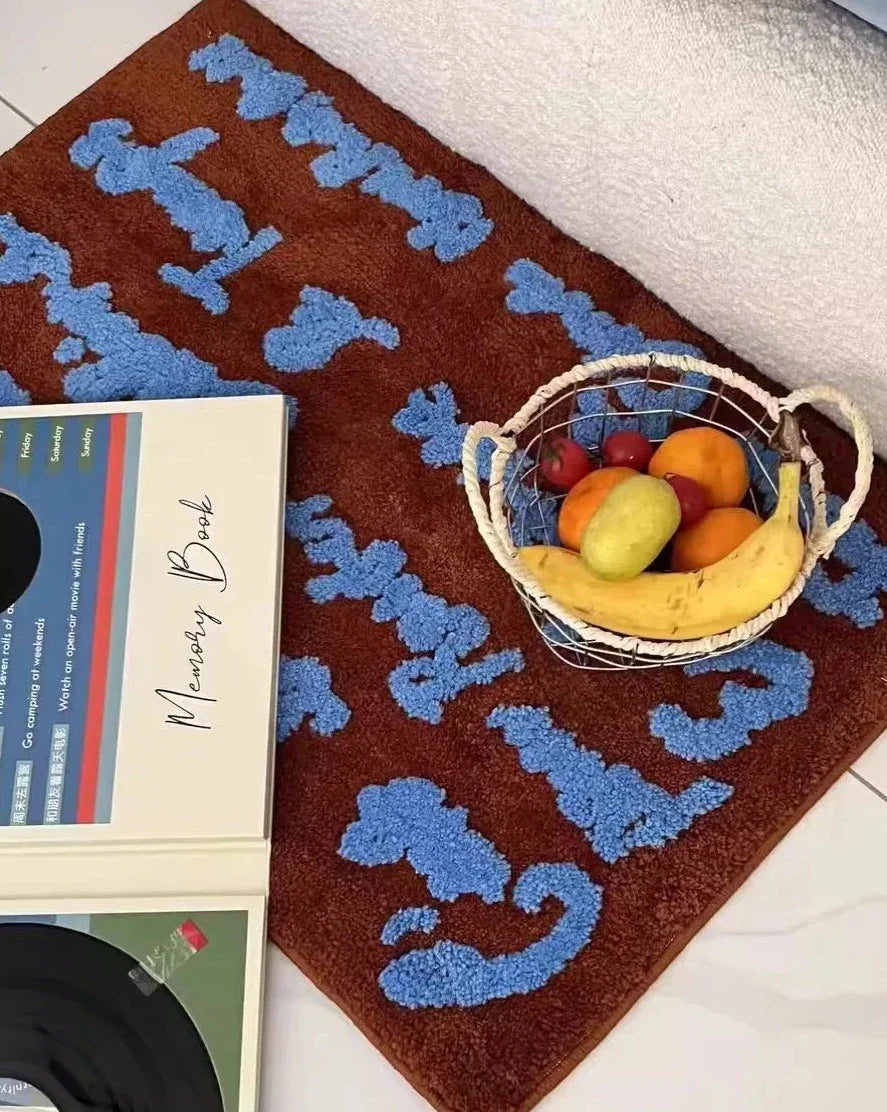 French Phrase Tuft Mat
