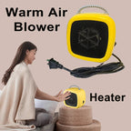 HeatEase | Mini Table Heater | Portable PTC Ceramic Heater | 14.2×14.1×10.1 cm | Quiet & Energy Saving