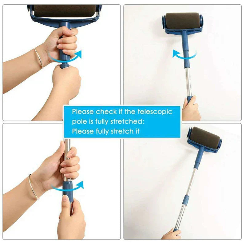 Paint roller set with accessories (6 pieces)