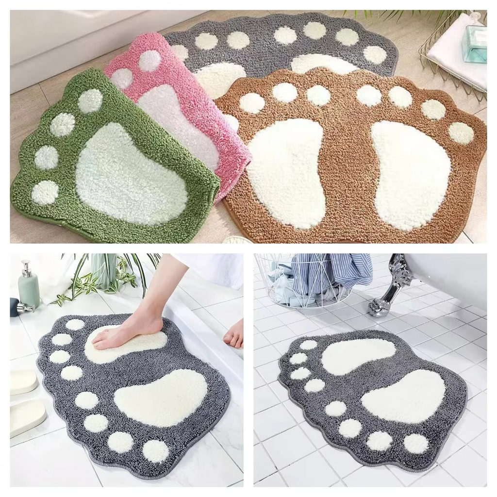 Luxurious Ultra-Fine Fiber Bathroom Mat, Super Absorbent and Non-Slip