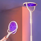 2-in-1 Rechargeable Mosquito Killer Lamp and Electric Swatter