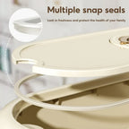 Travel & Grain Dispenser GrainGuard | 5 kg / 10 kg | Automatic & Insect Proof | Airtight & Hygienic