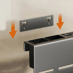 ChefSpace Wall-mounted Knife Holder with Cutting Board Storage – Stainless Steel