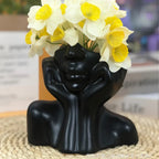 Cheerful Lucky Flower Pot Sculpture
