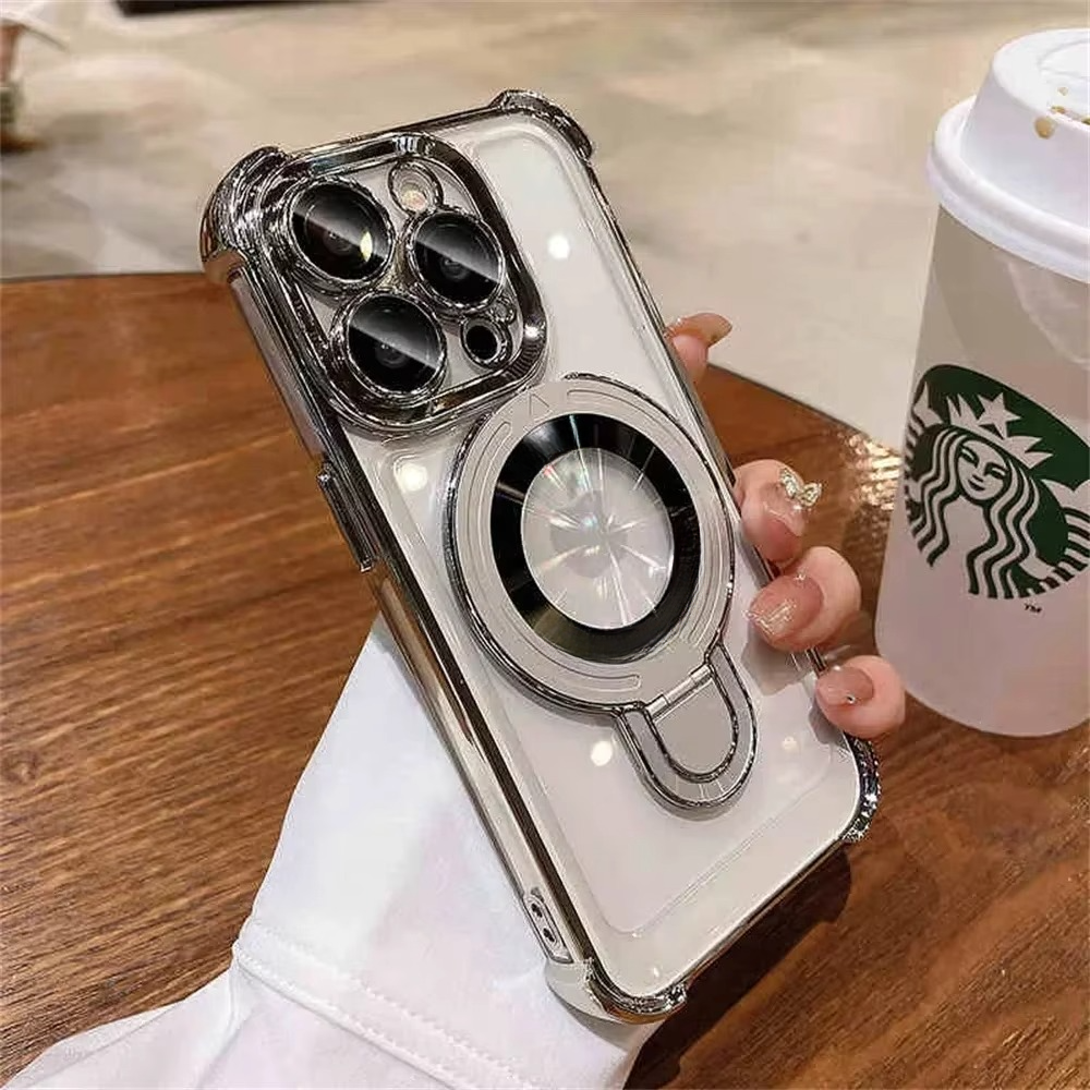 Premium Magnetic iPhone Case with MagSafe Stand & Shockproof Protection
