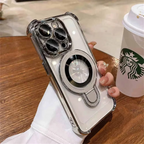 Premium Magnetic iPhone Case with MagSafe Stand & Shockproof Protection