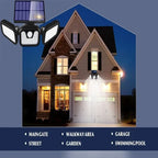 Solar Motion Sensor Outdoor Lamp