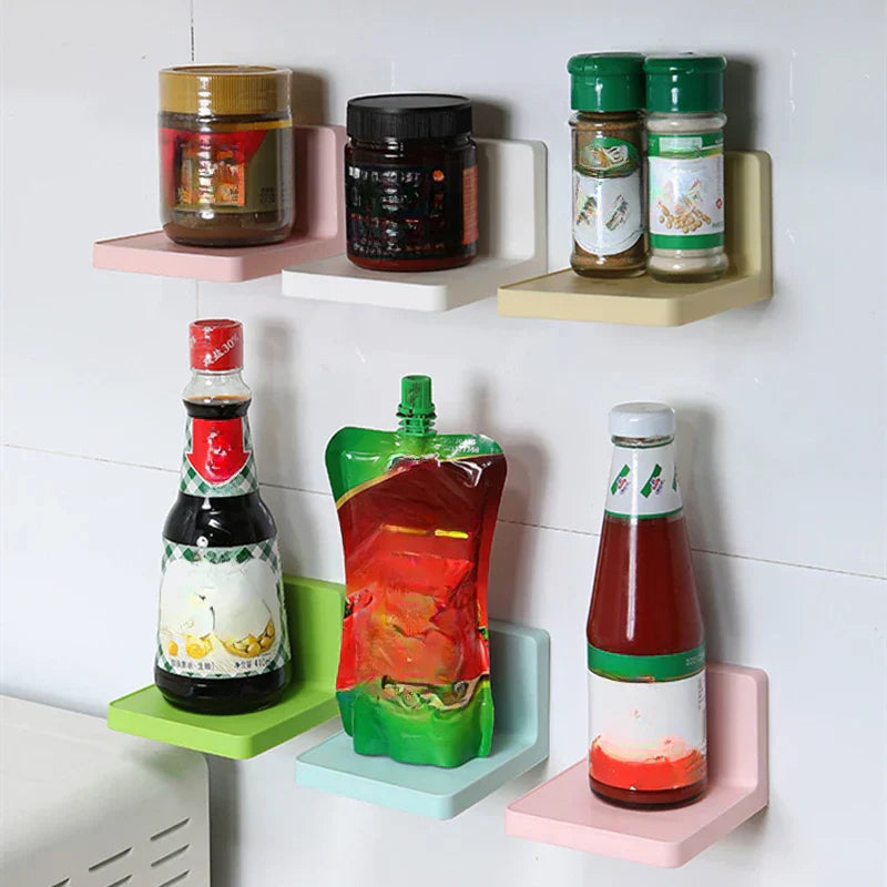 Wallify Adhesive Shelf | Self-adhesive & Residue-free | For Bathroom, Kitchen & Hallway | No Drilling