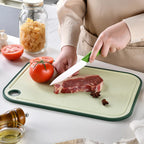 Practical cutting board with garlic mill