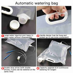 Floriva Plant Watering Bag | Up to 30 Days Automatic Drip Irrigation | With Valve & 1 m Hose | 2–6.5 L
