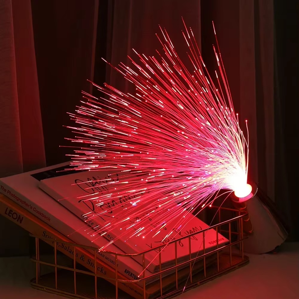 Multicolor LED Fiber Optic Starlight Lamp