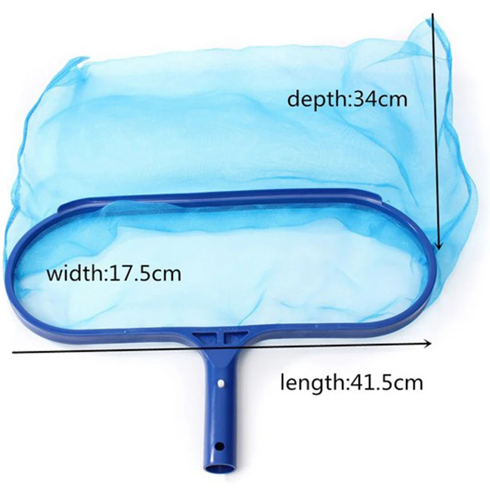Pool skimmer AquaFlex | Telescopic pole & fine mesh net | For leaves & dirt | Extra large catch area