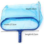 Pool skimmer AquaFlex | Telescopic pole & fine mesh net | For leaves & dirt | Extra large catch area