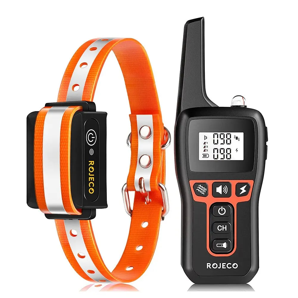Remote-Controlled Dog Training Collar | Rechargeable, Waterproof & 1000m Range for Effective Dog Training