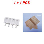 4-Rack Non-Stick Popsicle Ice Cream Mold