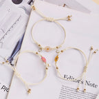 Braided Feminine Flower Star Bracelet