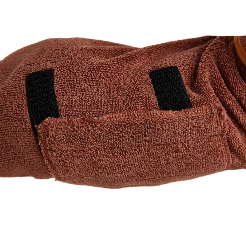 Pet bathrobe, highly absorbent and quick-drying