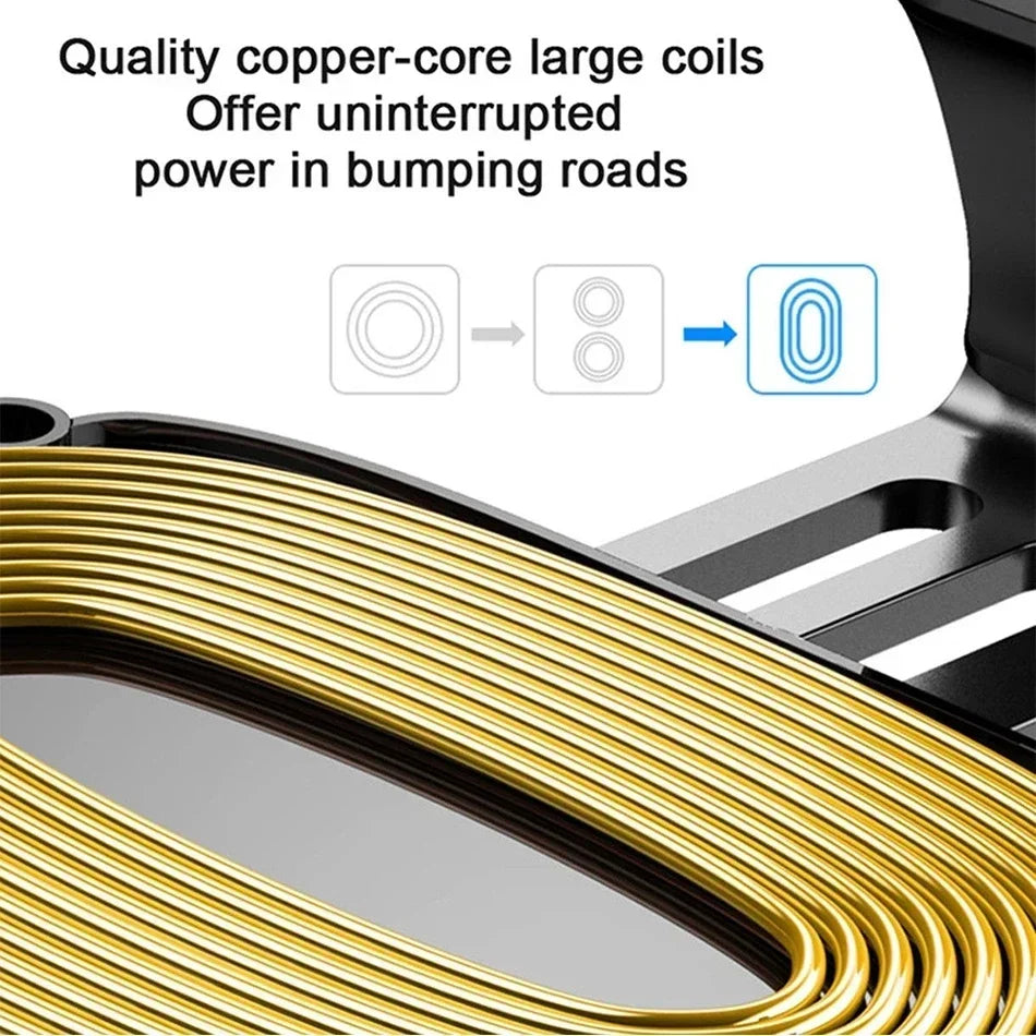 Voltano Auto Phone Holder | Wireless & Fast Charging | Automatically Locking | For Air Vent