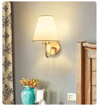 RusticGlow - Wandlamp van Stof in Amerikaanse Stijl