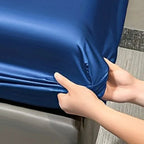 SatinDreams Luxury Fitted Sheet | Silky Satin Bed Sheet | Breathable & Cooling | Wrinkle-Free | Easy Care